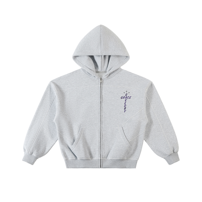 hoodie,zip-up,savedbygrace,afterhoursdepartment,streetwear,faith