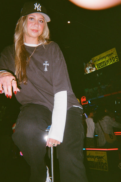 "Sonder" Washed Boxy Tee