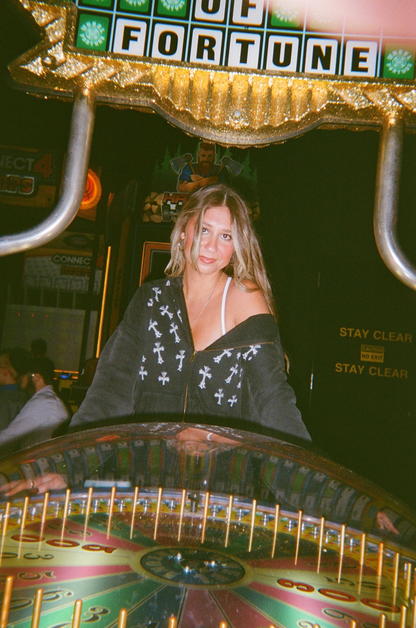 "SECRET" CROSSES ONLY ZIP-UP