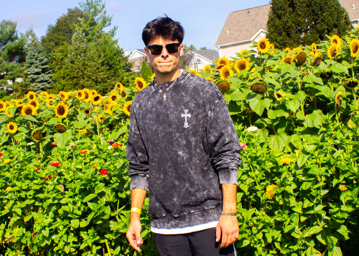 "Sonder" Washed Crewneck